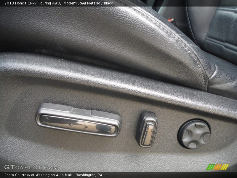 Modern Steel Metallic / Black 2018 Honda CR-V Touring AWD