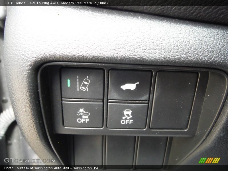 Modern Steel Metallic / Black 2018 Honda CR-V Touring AWD