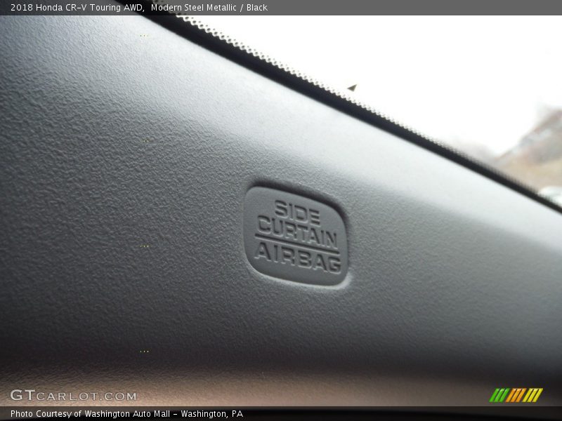 Modern Steel Metallic / Black 2018 Honda CR-V Touring AWD