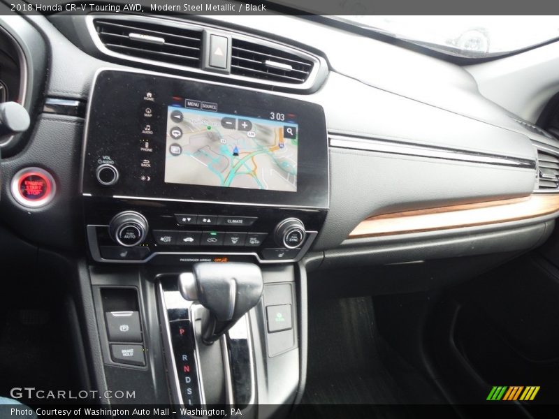 Modern Steel Metallic / Black 2018 Honda CR-V Touring AWD