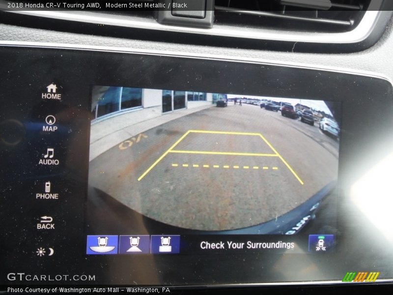 Modern Steel Metallic / Black 2018 Honda CR-V Touring AWD