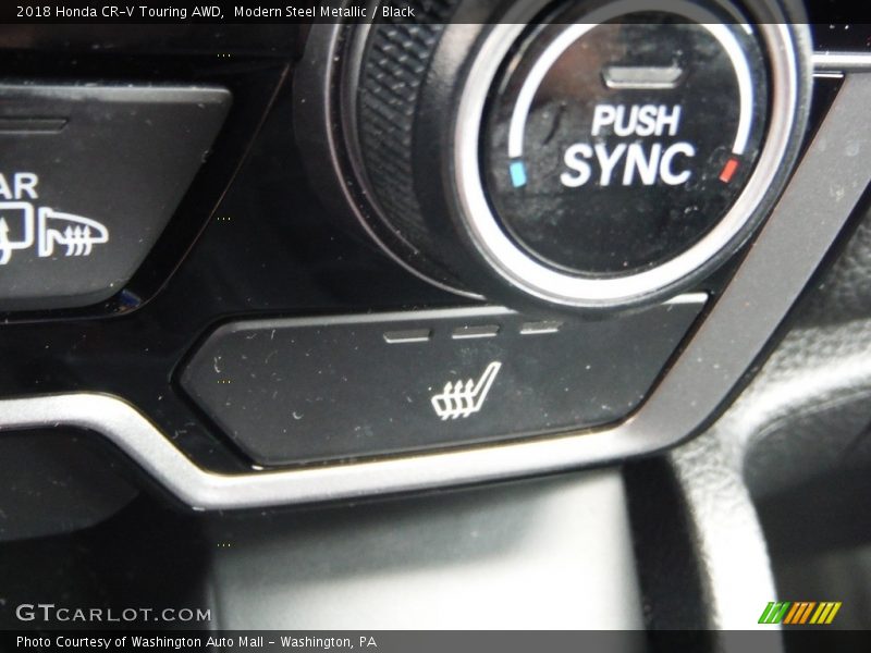 Modern Steel Metallic / Black 2018 Honda CR-V Touring AWD