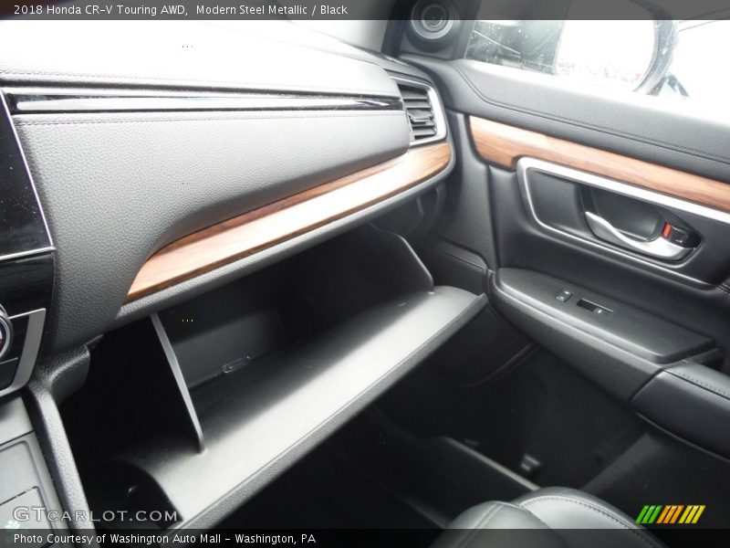 Modern Steel Metallic / Black 2018 Honda CR-V Touring AWD