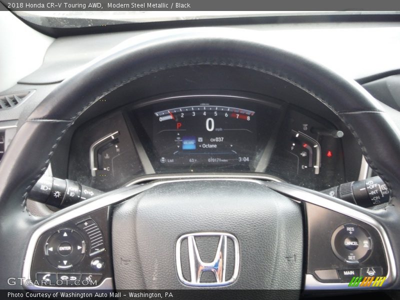 Modern Steel Metallic / Black 2018 Honda CR-V Touring AWD