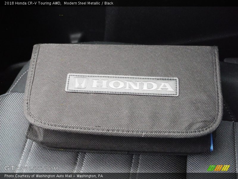 Modern Steel Metallic / Black 2018 Honda CR-V Touring AWD