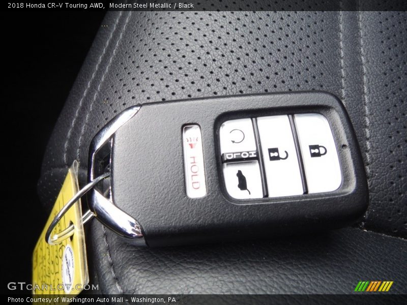 Modern Steel Metallic / Black 2018 Honda CR-V Touring AWD