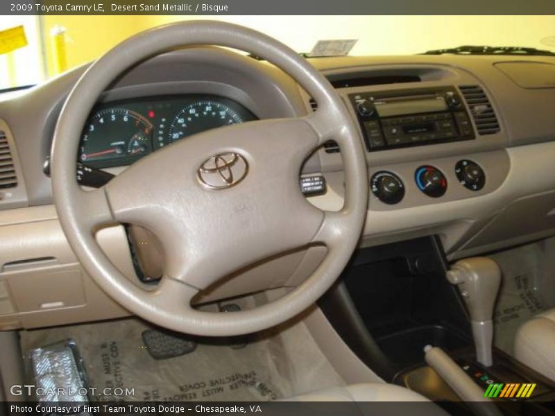 Desert Sand Metallic / Bisque 2009 Toyota Camry LE