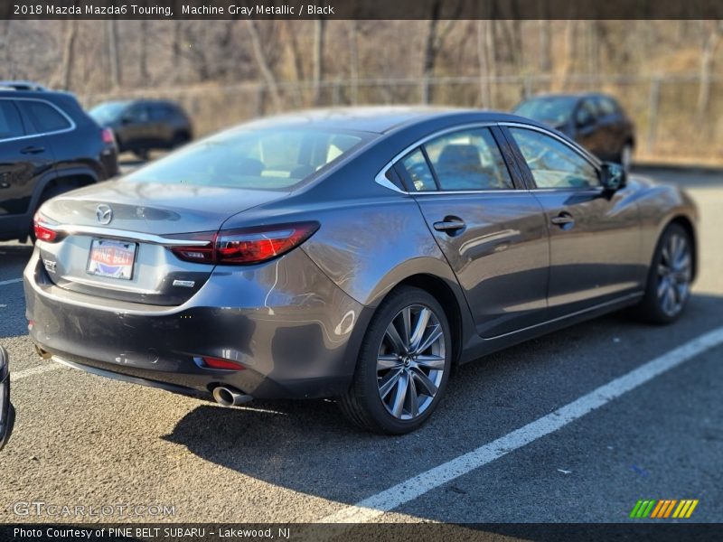 Machine Gray Metallic / Black 2018 Mazda Mazda6 Touring