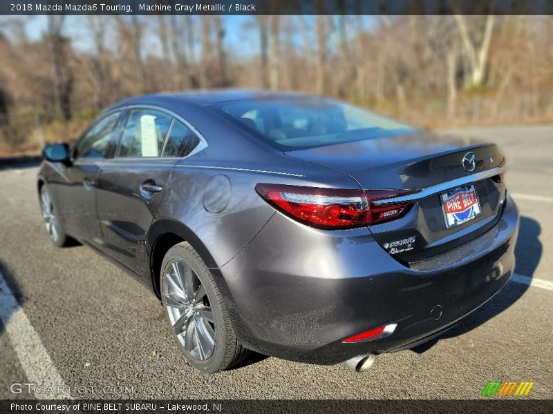 Machine Gray Metallic / Black 2018 Mazda Mazda6 Touring
