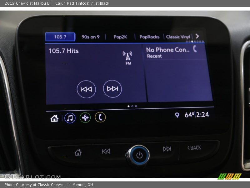 Cajun Red Tintcoat / Jet Black 2019 Chevrolet Malibu LT