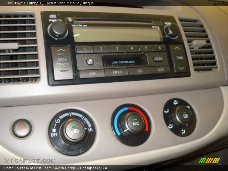 Desert Sand Metallic / Bisque 2009 Toyota Camry LE