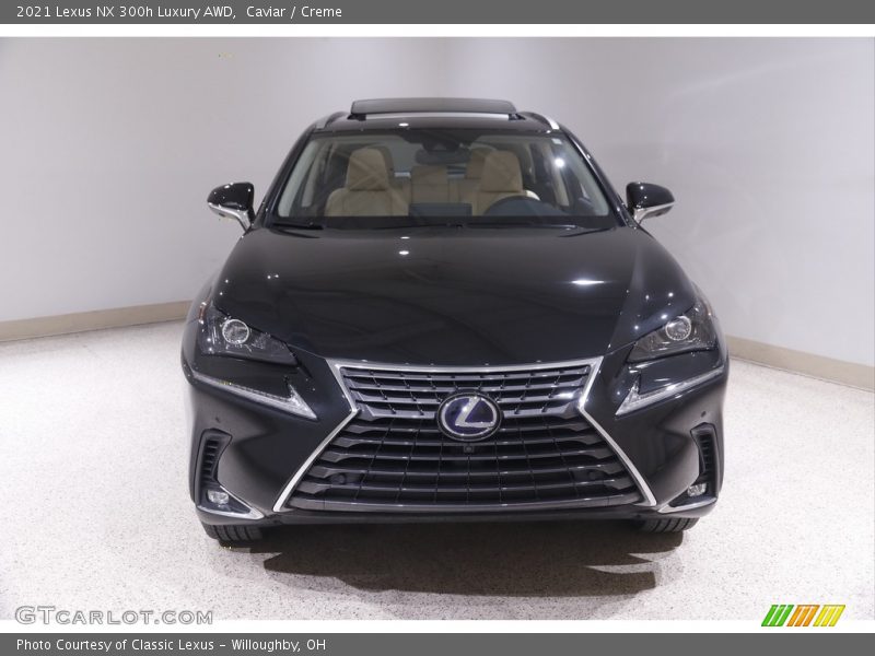 Caviar / Creme 2021 Lexus NX 300h Luxury AWD