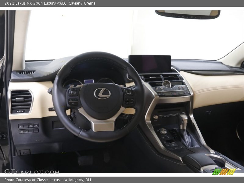 Dashboard of 2021 NX 300h Luxury AWD