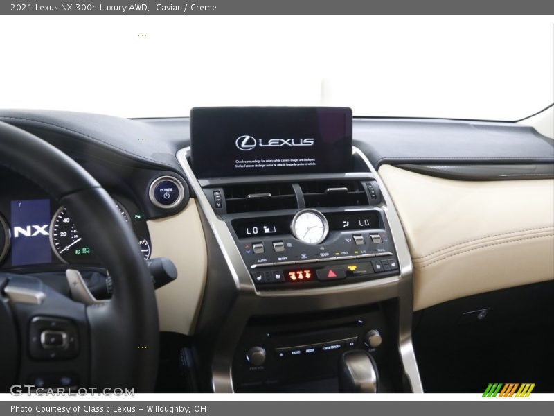 Controls of 2021 NX 300h Luxury AWD