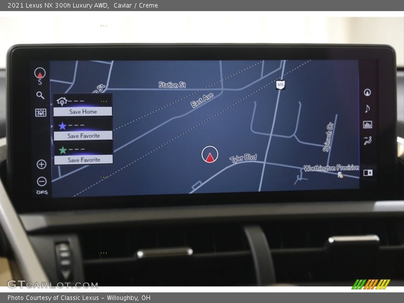 Navigation of 2021 NX 300h Luxury AWD