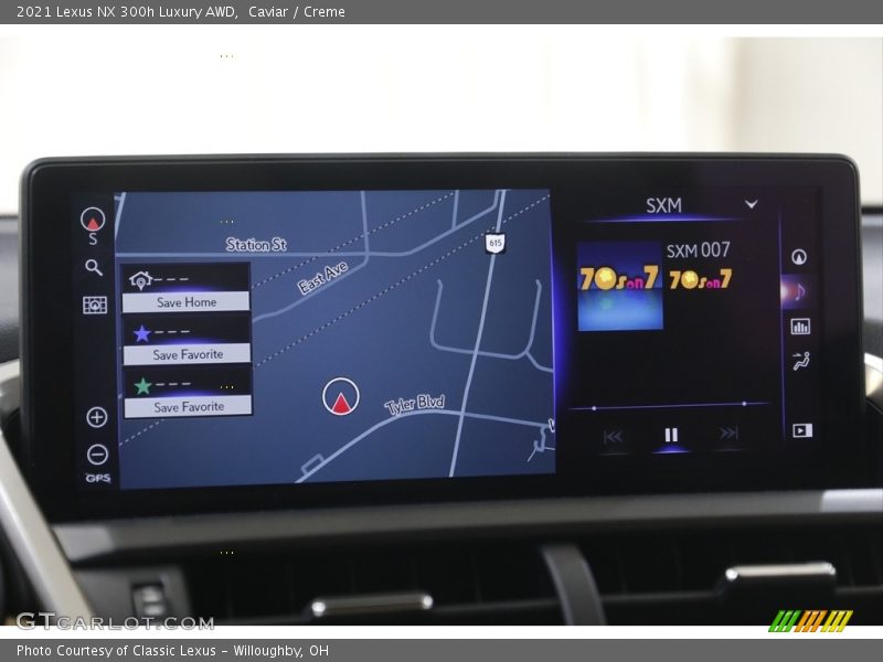 Navigation of 2021 NX 300h Luxury AWD