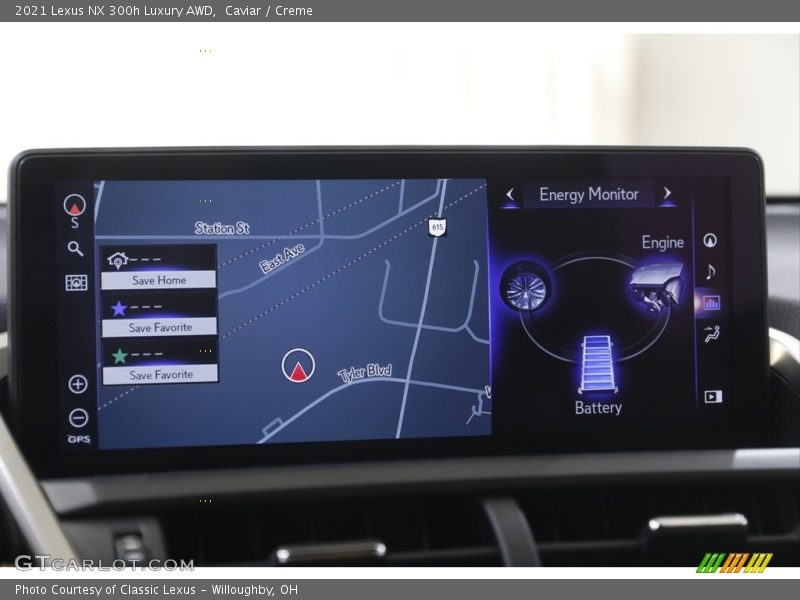 Navigation of 2021 NX 300h Luxury AWD