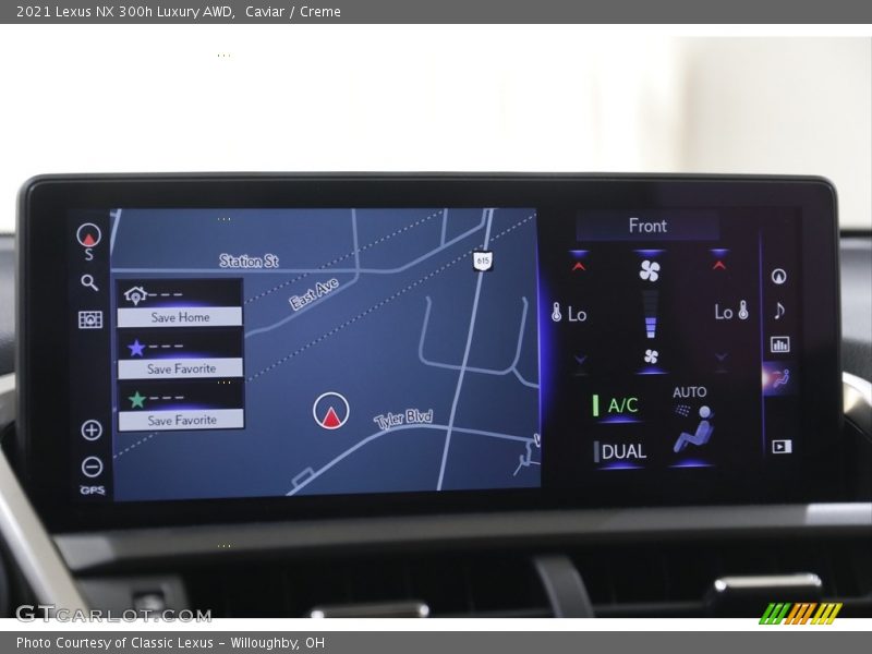 Navigation of 2021 NX 300h Luxury AWD