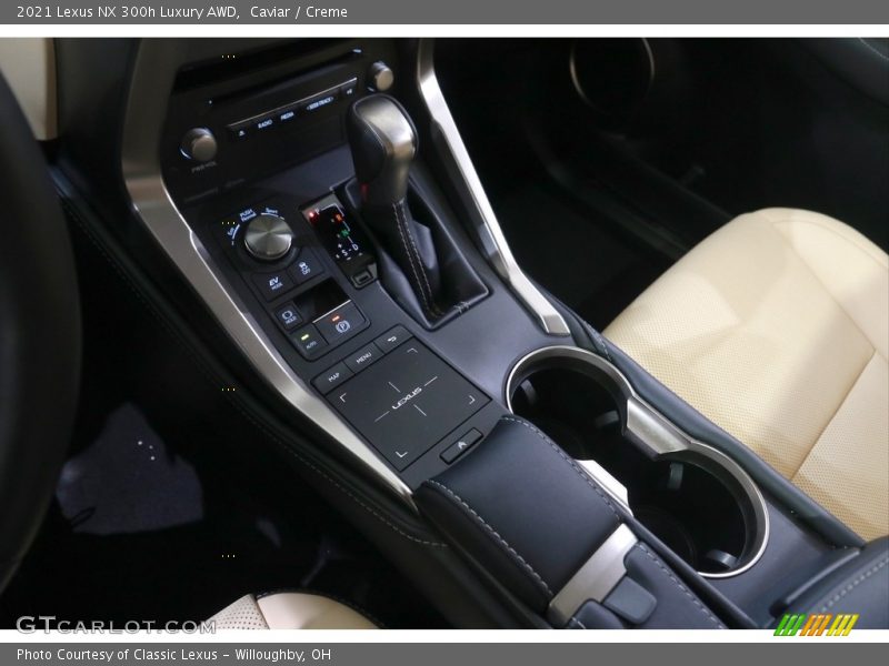 Controls of 2021 NX 300h Luxury AWD