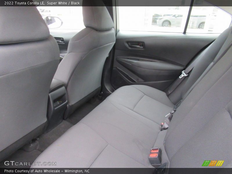 Super White / Black 2022 Toyota Corolla LE