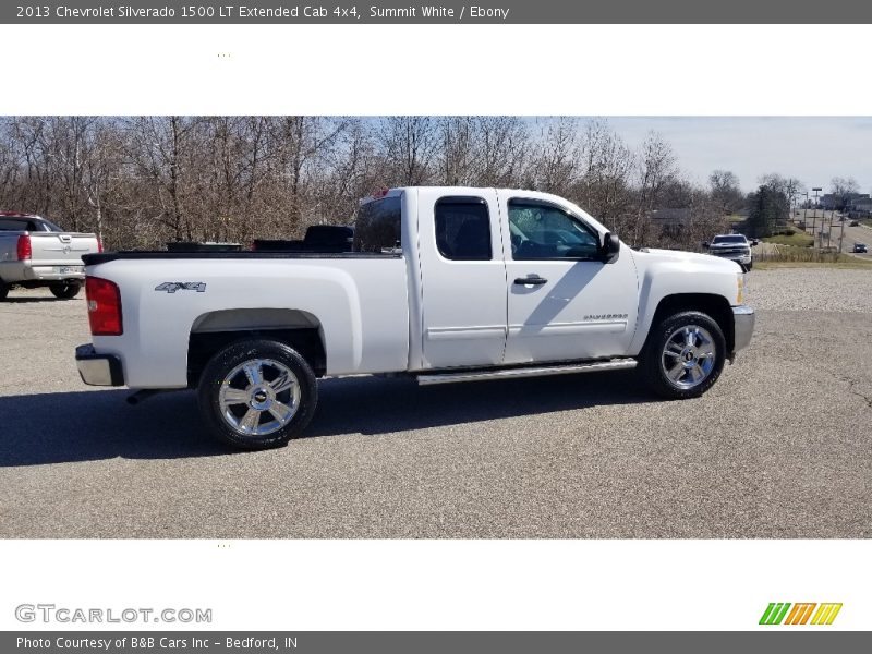 Summit White / Ebony 2013 Chevrolet Silverado 1500 LT Extended Cab 4x4