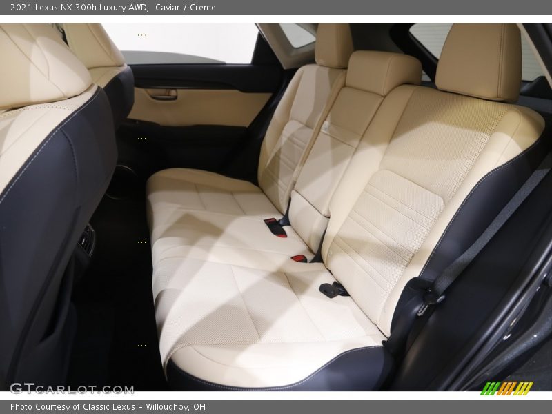 Rear Seat of 2021 NX 300h Luxury AWD