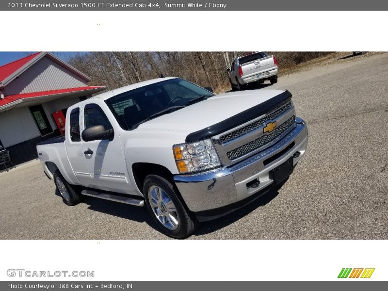 Summit White / Ebony 2013 Chevrolet Silverado 1500 LT Extended Cab 4x4