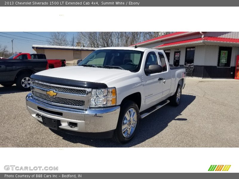 Summit White / Ebony 2013 Chevrolet Silverado 1500 LT Extended Cab 4x4