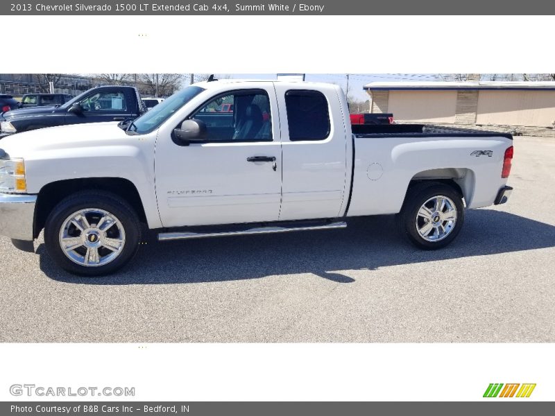 Summit White / Ebony 2013 Chevrolet Silverado 1500 LT Extended Cab 4x4