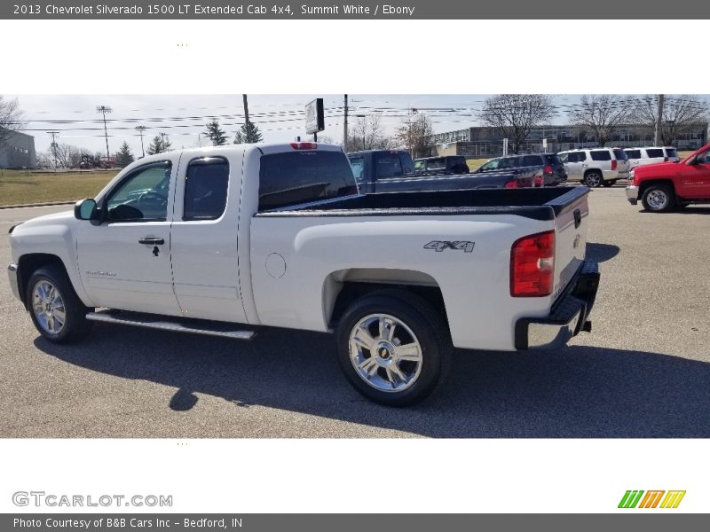 Summit White / Ebony 2013 Chevrolet Silverado 1500 LT Extended Cab 4x4