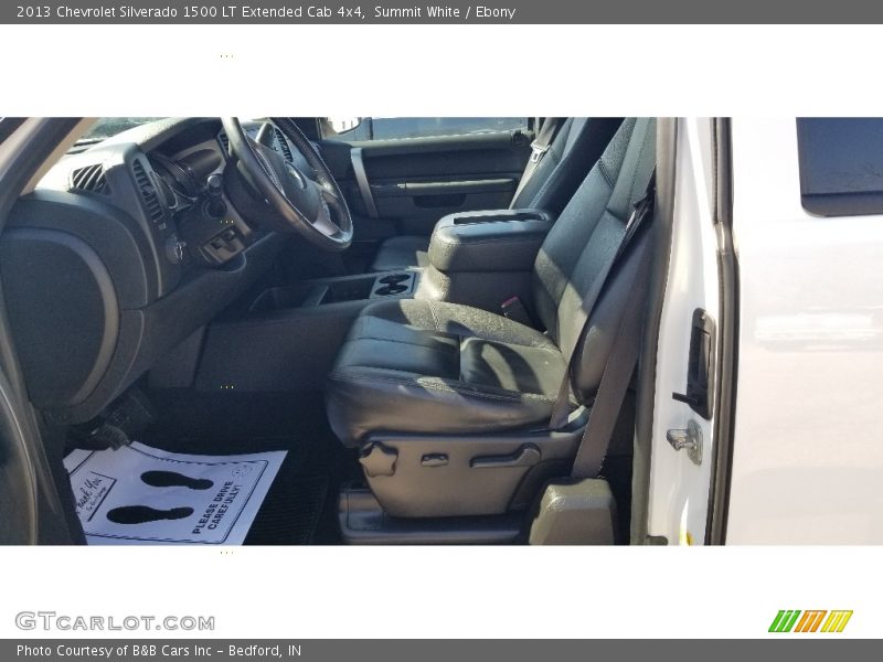 Summit White / Ebony 2013 Chevrolet Silverado 1500 LT Extended Cab 4x4