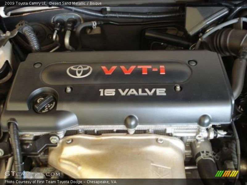 Desert Sand Metallic / Bisque 2009 Toyota Camry LE