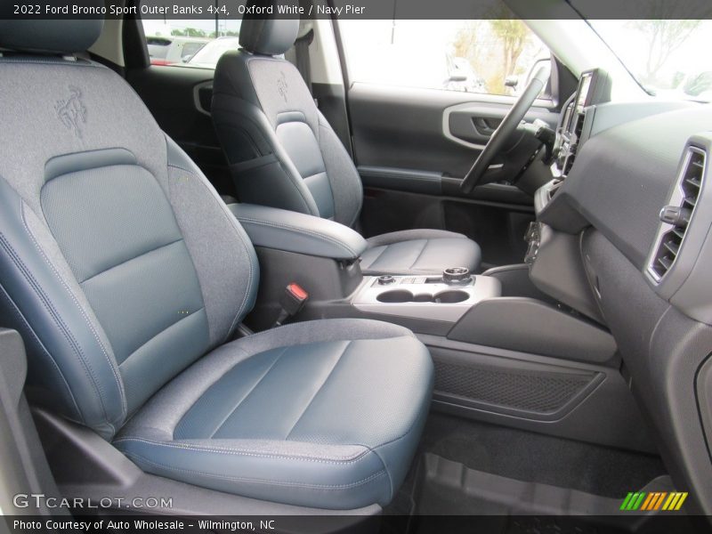 Oxford White / Navy Pier 2022 Ford Bronco Sport Outer Banks 4x4