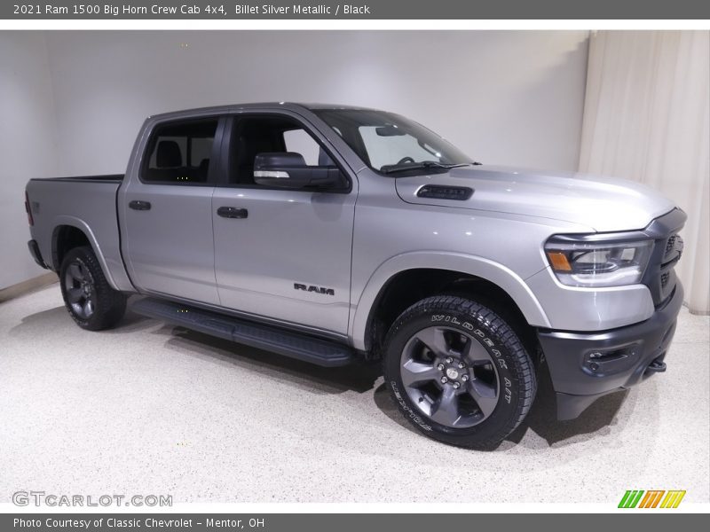 Billet Silver Metallic / Black 2021 Ram 1500 Big Horn Crew Cab 4x4
