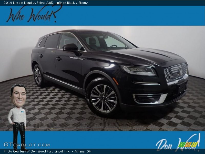 Infinite Black / Ebony 2019 Lincoln Nautilus Select AWD