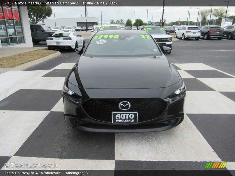 Jet Black Mica / Black 2022 Mazda Mazda3 Preferred Hatchback