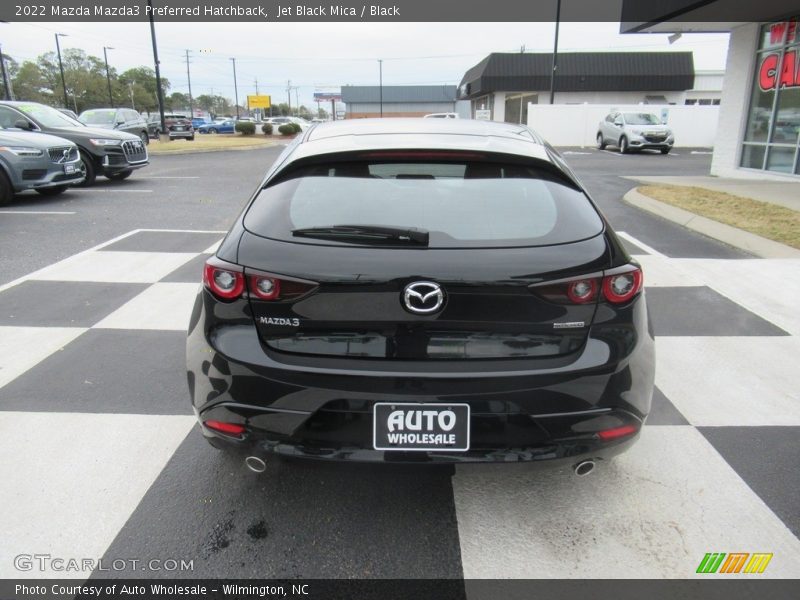 Jet Black Mica / Black 2022 Mazda Mazda3 Preferred Hatchback