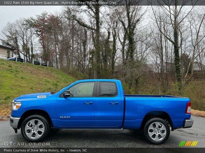  2022 1500 Big Horn Quad Cab Hydro Blue Pearl