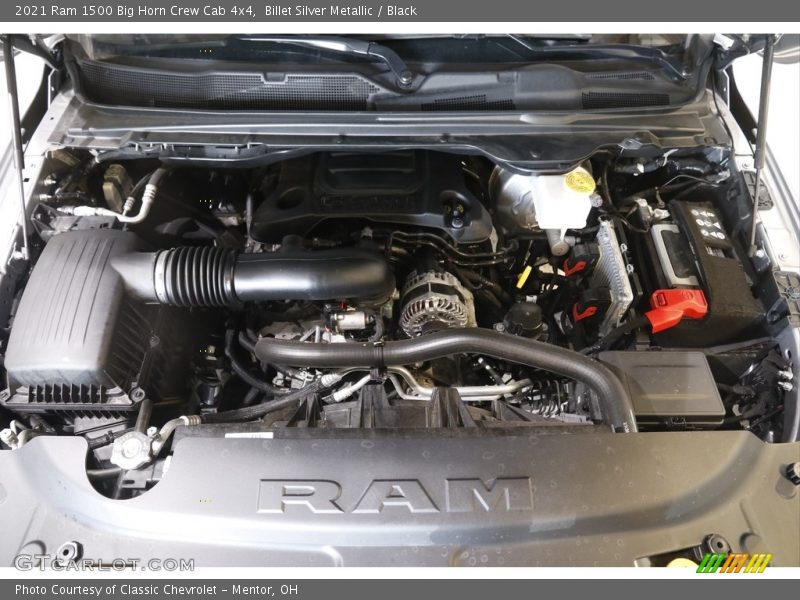 Billet Silver Metallic / Black 2021 Ram 1500 Big Horn Crew Cab 4x4