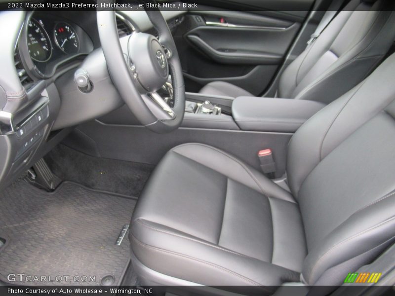 Jet Black Mica / Black 2022 Mazda Mazda3 Preferred Hatchback