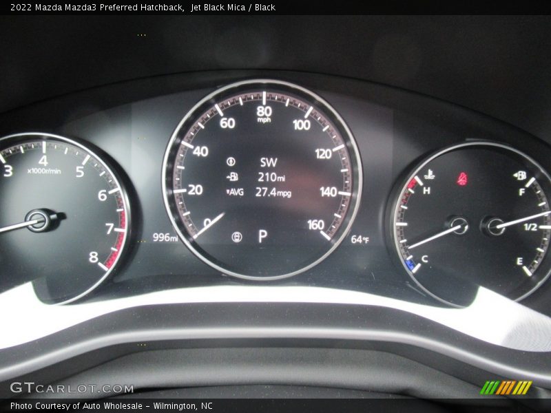 Jet Black Mica / Black 2022 Mazda Mazda3 Preferred Hatchback