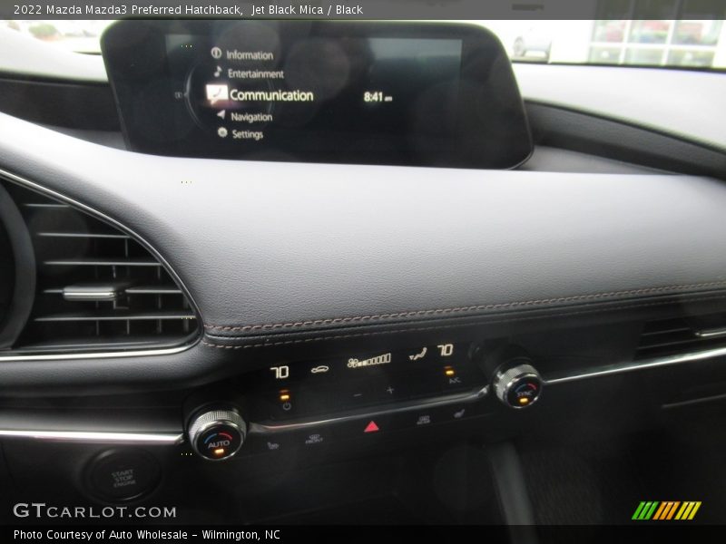 Jet Black Mica / Black 2022 Mazda Mazda3 Preferred Hatchback