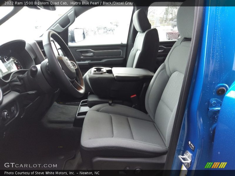 Front Seat of 2022 1500 Big Horn Quad Cab