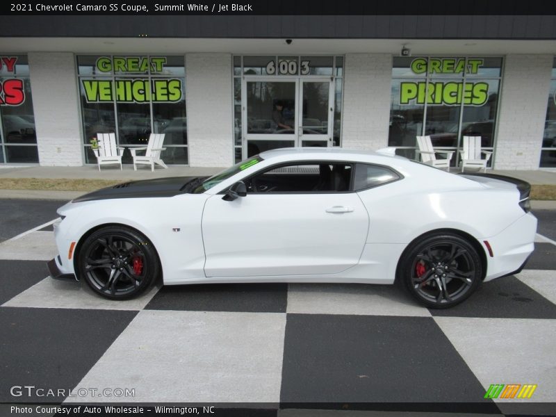 Summit White / Jet Black 2021 Chevrolet Camaro SS Coupe