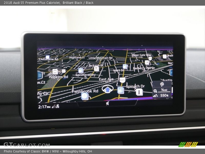 Navigation of 2018 S5 Premium Plus Cabriolet