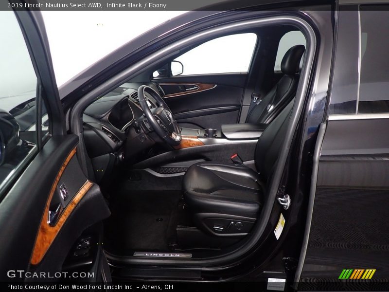  2019 Nautilus Select AWD Ebony Interior