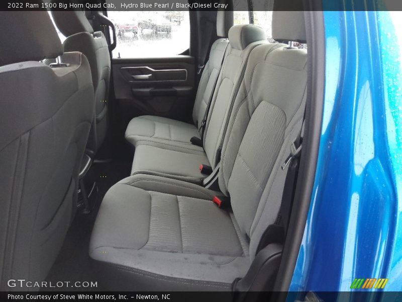 Rear Seat of 2022 1500 Big Horn Quad Cab