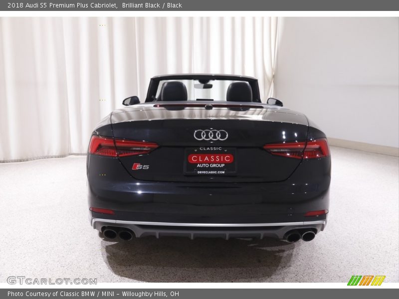 Brilliant Black / Black 2018 Audi S5 Premium Plus Cabriolet