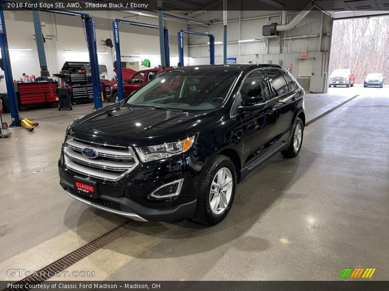 Shadow Black / Ebony 2018 Ford Edge SEL AWD