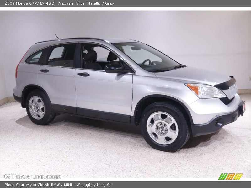 Alabaster Silver Metallic / Gray 2009 Honda CR-V LX 4WD